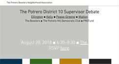 Desktop Screenshot of potreroboosters.org